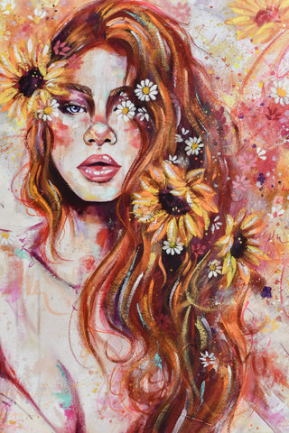 "Sunshine" Original Oil Painting