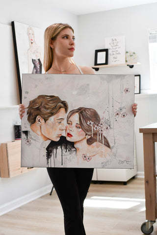 "My Favorite Place to Be" Original Oil Painting