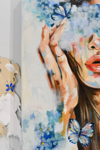 "Forget Me Not" Original Oil Painting