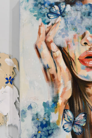 "Forget Me Not" Original Oil Painting