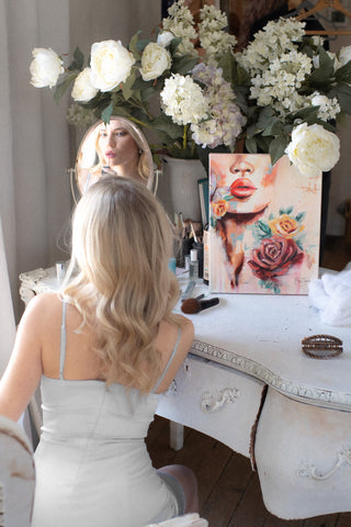 "Lip Gloss" Original Oil Painting