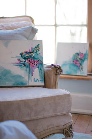 "Bird study - #5" Original Oil Painting