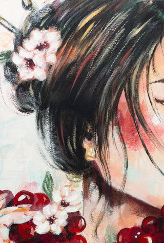 "Sweet As Cherries" Original Oil Painting