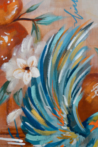 "Orange Season" Original Oil Painting