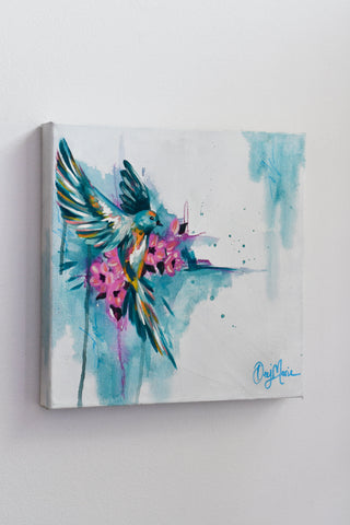 "Bird study - #3" Original Oil Painting