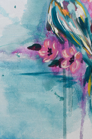 "Bird study - #1" Original Oil Painting