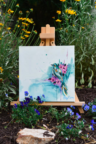 "Bird study - #1" Original Oil Painting