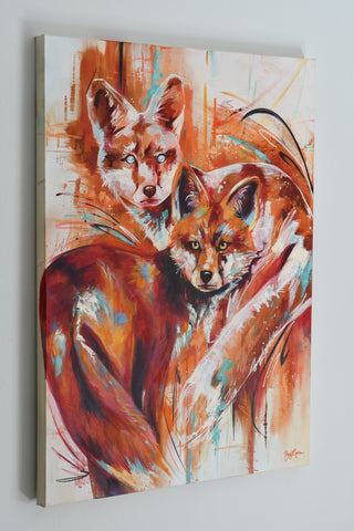 "The Spirit of a Fox" Original Oil Painting