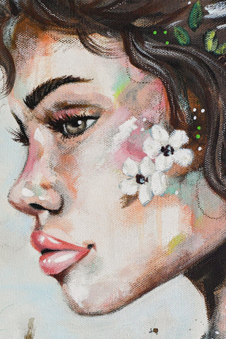 "Waiting With Grace" Original Oil Painting