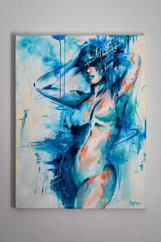 "A Solo Silhouette" Original Oil Painting