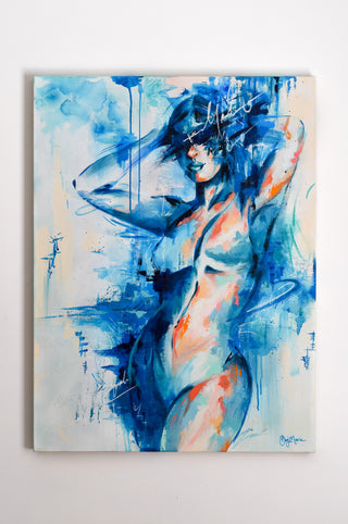 "A Solo Silhouette" Original Oil Painting