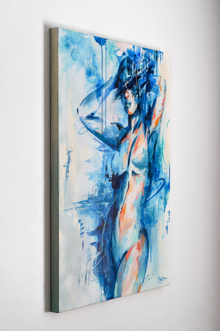 "A Solo Silhouette" Original Oil Painting