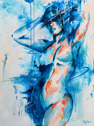 "A Solo Silhouette" Original Oil Painting