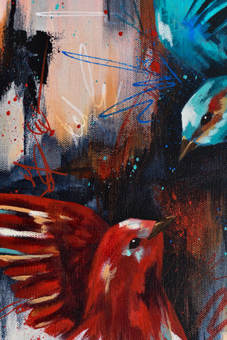 "Morally Grey" Original Oil Painting