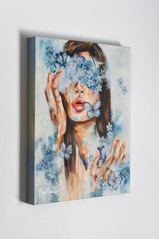 "Forget Me Not" Original Oil Painting