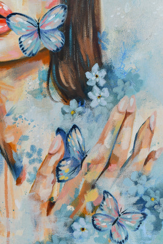 "Forget Me Not" Original Oil Painting