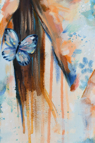"Forget Me Not" Original Oil Painting