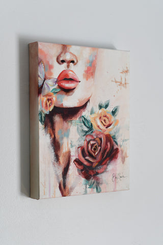 "Lip Gloss" Original Oil Painting