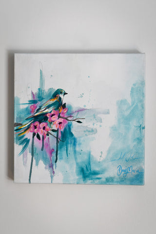 "Bird study - #2" Original Oil Painting