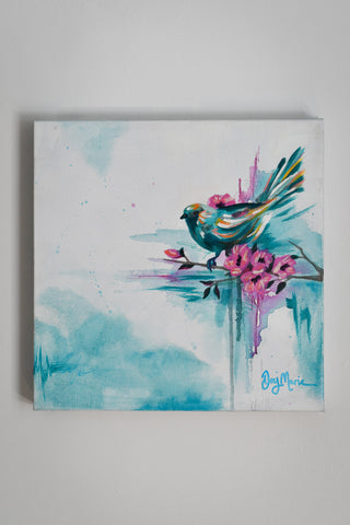 "Bird study - #5" Original Oil Painting