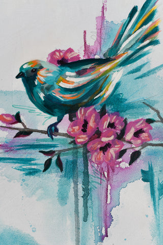 "Bird study - #5" Original Oil Painting