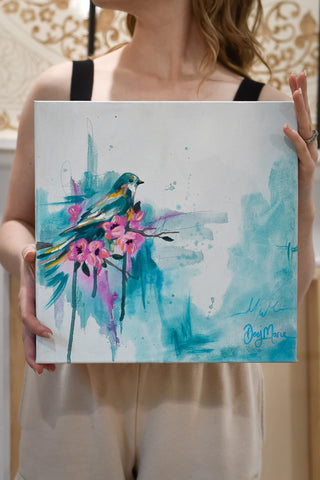 "Bird study - #2" Original Oil Painting