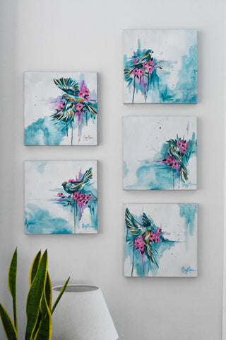 "Bird study - #1" Original Oil Painting