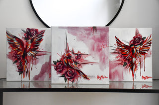 "Bird study - #8" Original Oil Painting