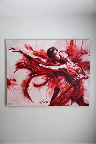 "A Dance of Passion" Original Oil Painting