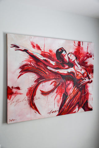 "A Dance of Passion" Original Oil Painting