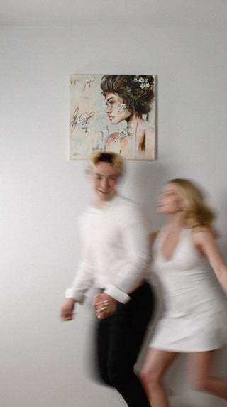 "Waiting With Grace" Original Oil Painting